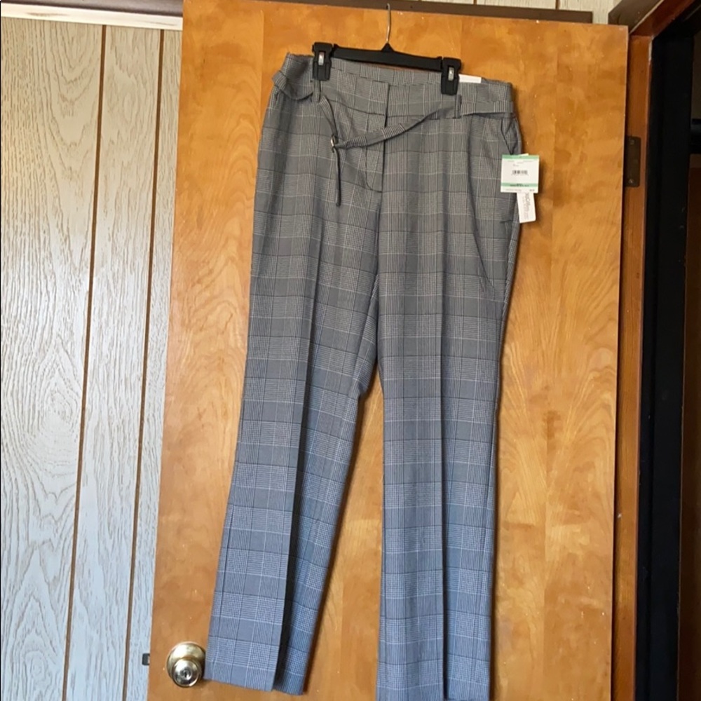 NWT Anne Klein Trousers Black and White